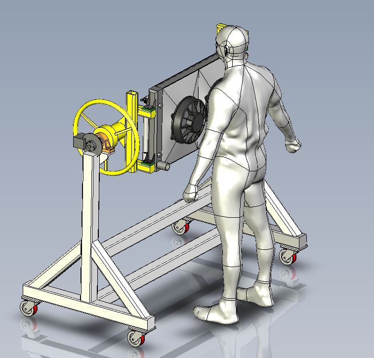 assembly cart radiatior