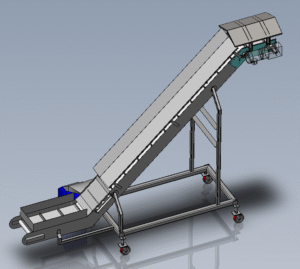 incline conveyor direct food contact design