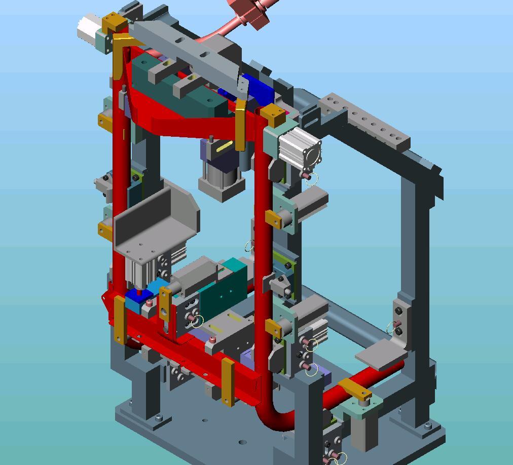 barbeque legs welding fixture robotic large